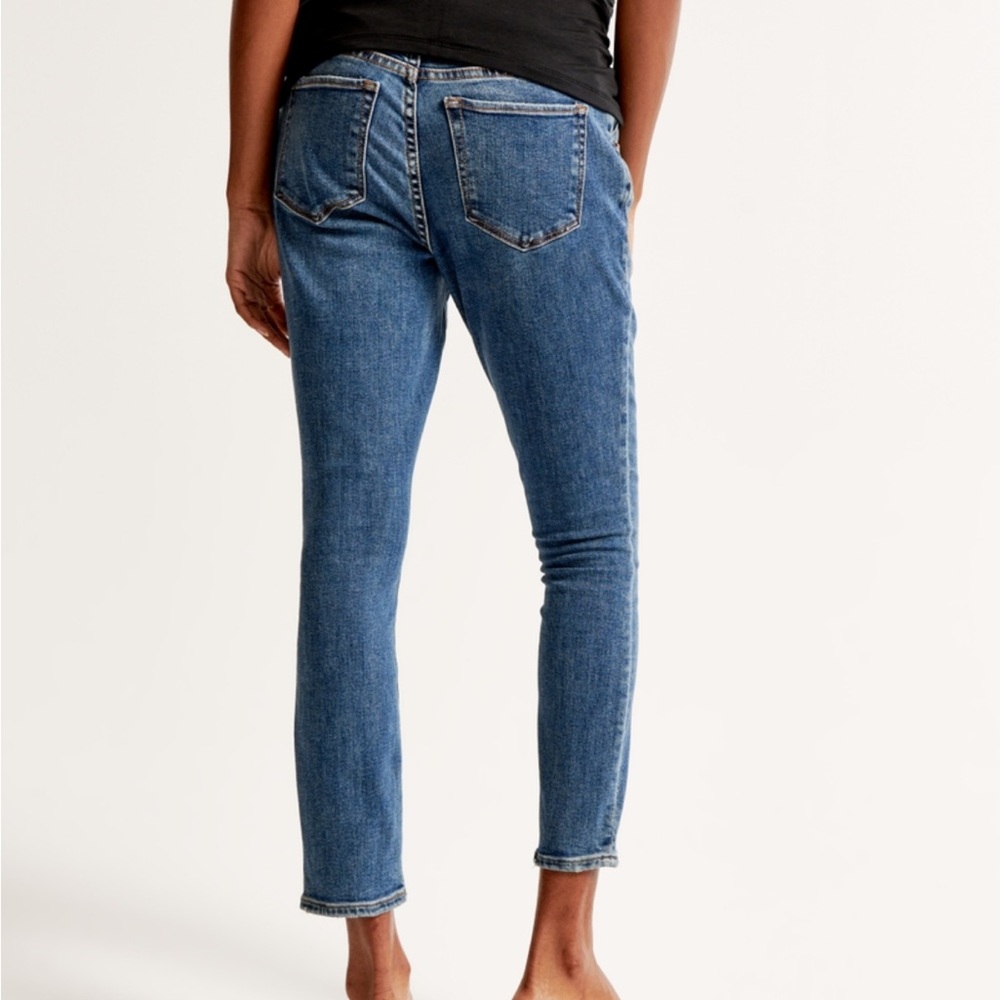 Abercrombie & Fitch maternity super skinny ankle Jean 26 - Picture 4 of 9